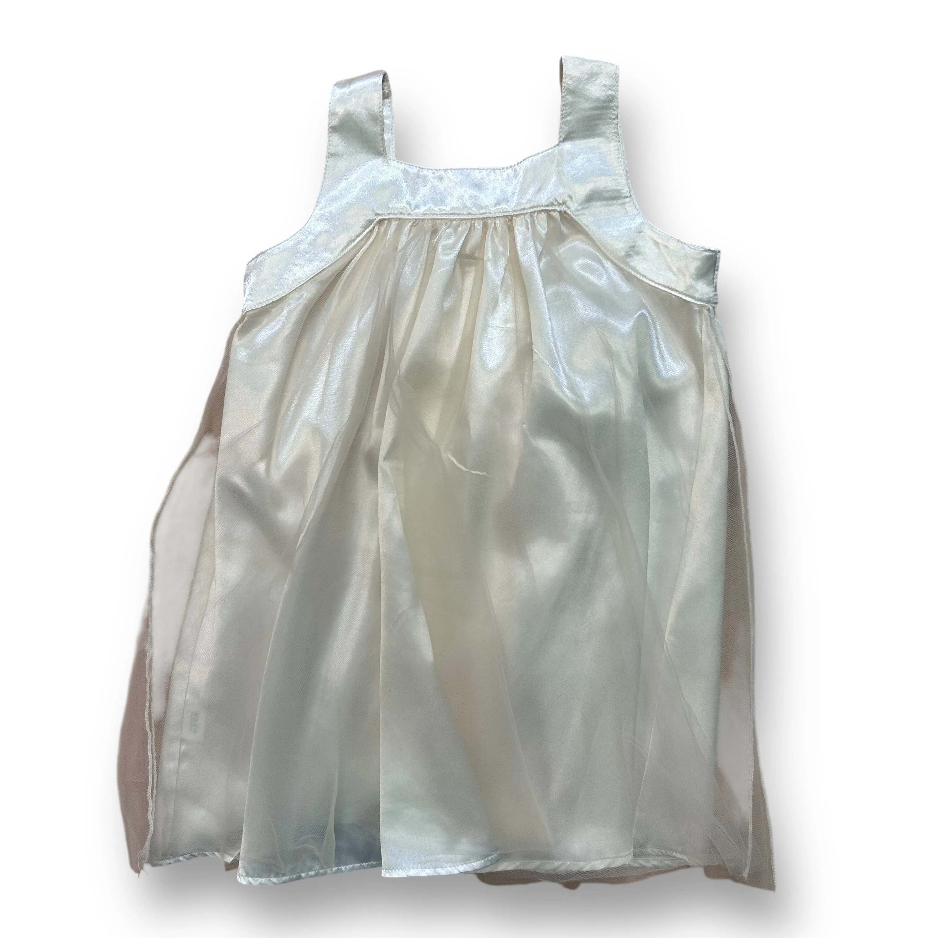 Girls Max & Dora Size 3 Buttercream Sleeveless Tulle Dress
