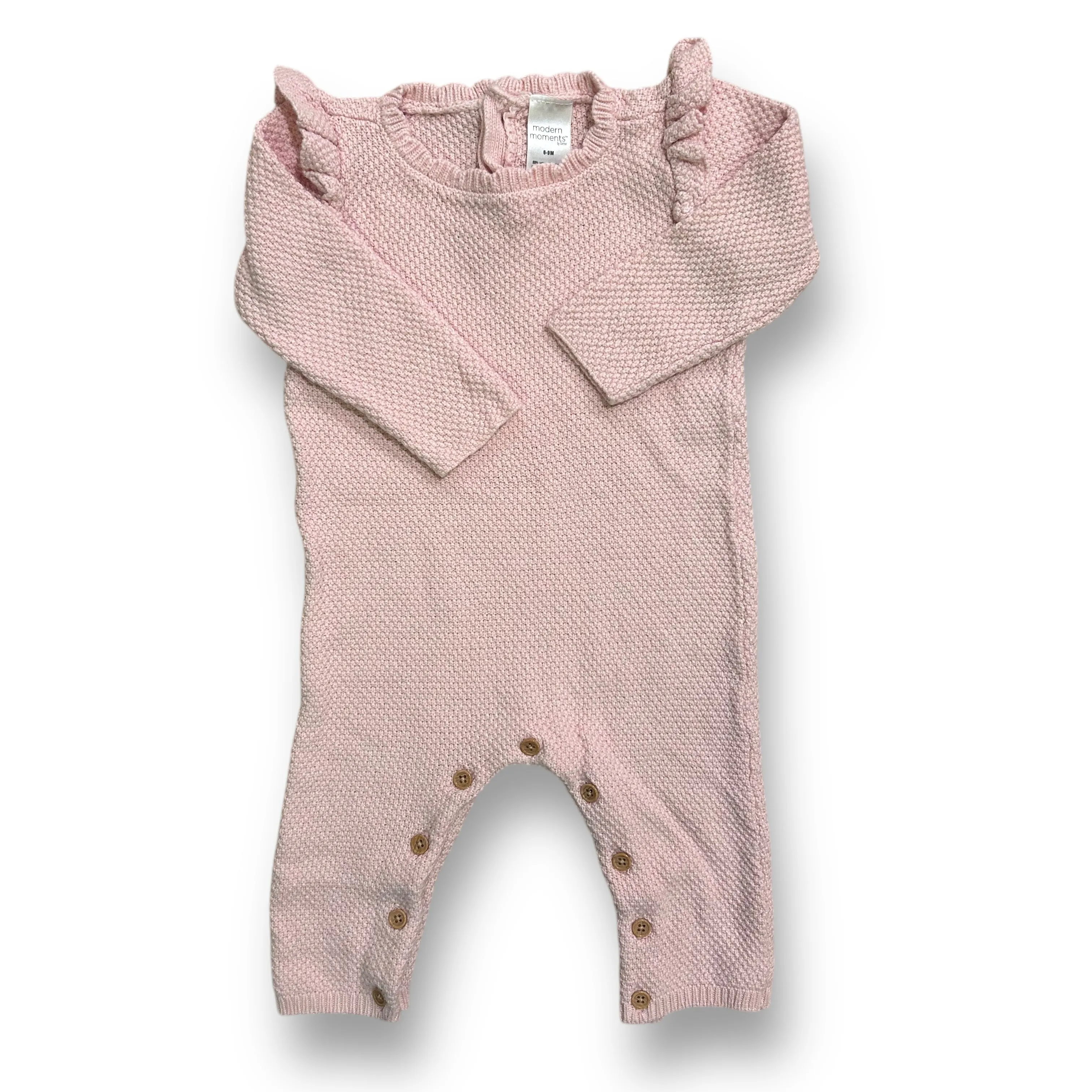 Girls Modern Moments Size 6-9 Months Light Pink Sweater One-Piece