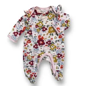 Girls Okie Dokie Size 3 Months Pink Floral Snap Bottom One-Piece