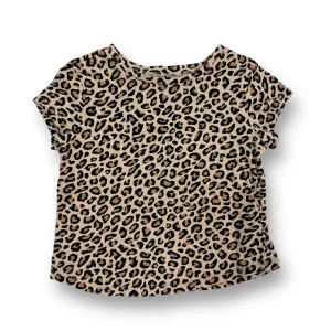 Girls Old Navy Size 2T Leopard Print Short Sleeve Shirt
