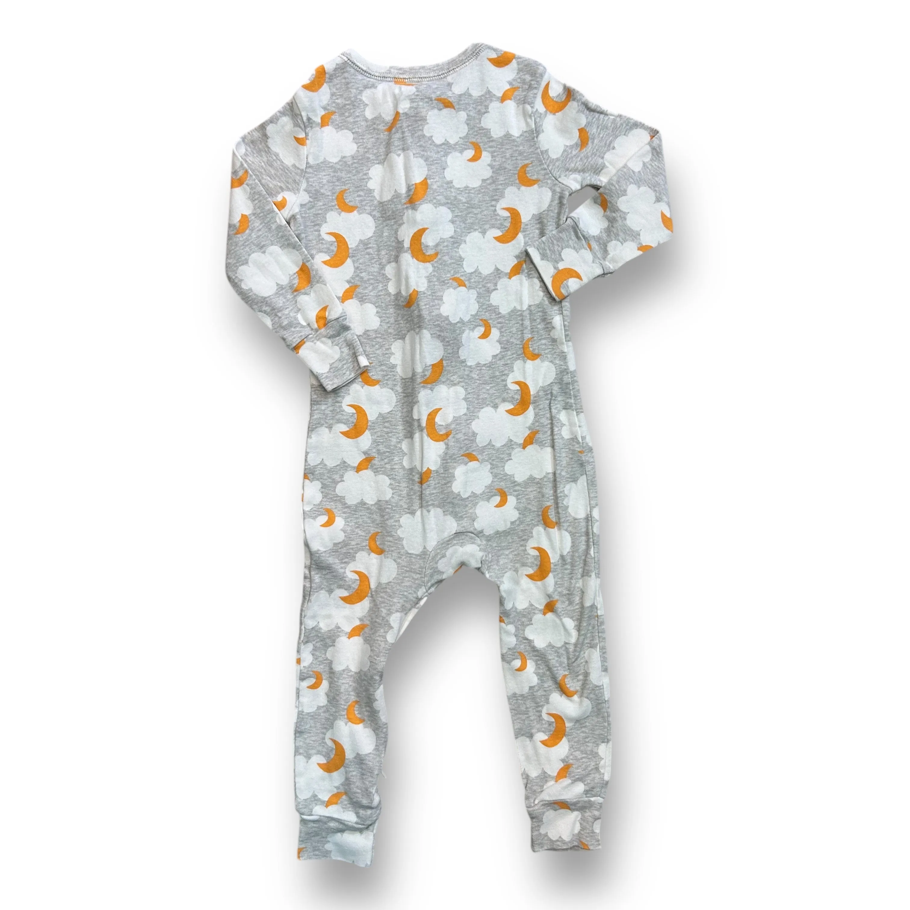 Girls Old Navy Size 2T Moon and Clouds Zippered Pajamas