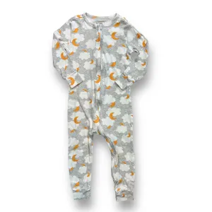 Girls Old Navy Size 2T Moon and Clouds Zippered Pajamas