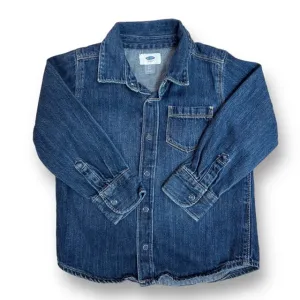 Girls Old Navy Size 5T Button Down Denim Shirt