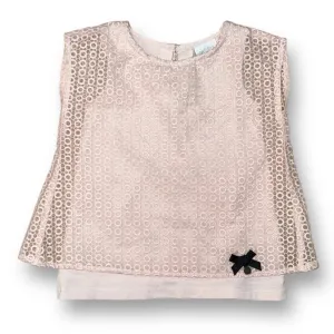 Girls Polly Flinders Size 18 Months Pink Tulle Sleeveless Shirt