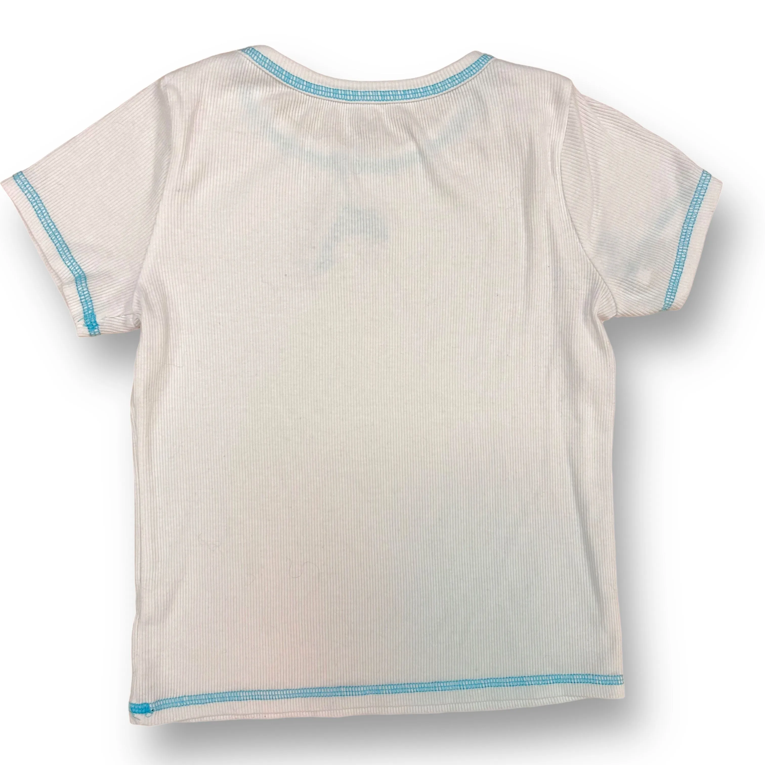 Girls Size 10/12 Youth Art Class 4-Pack Collection of Ribbed Short Sleeve Tops