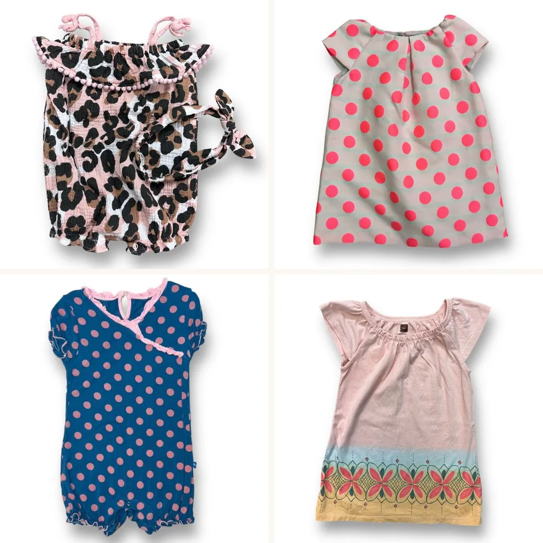 Girls Size 12-18 Mix and Match Dresses and Rompers Brand Name Clothing Lot