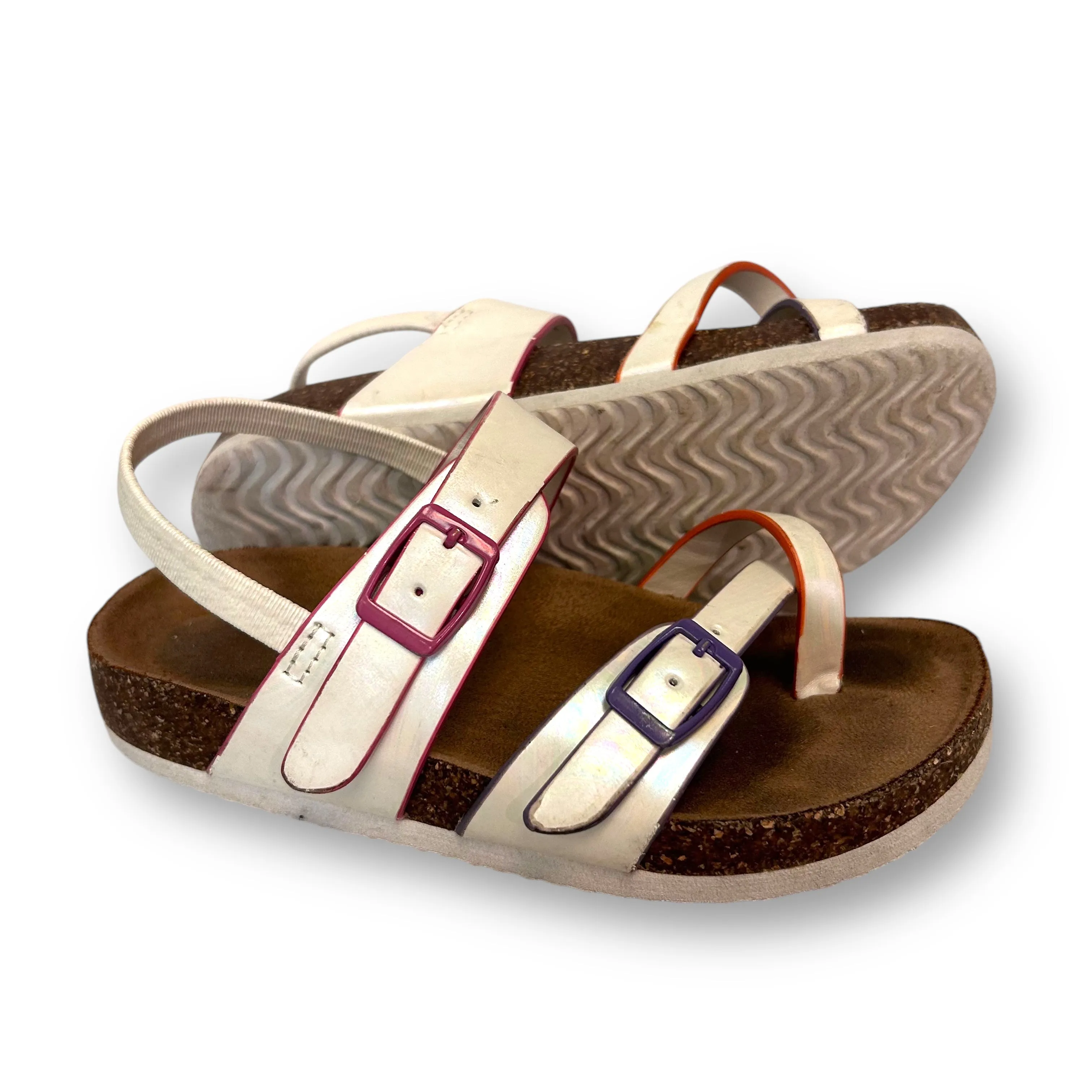 Girls Size 12 Sandals Spring and Summer Collection of 4 Shoes