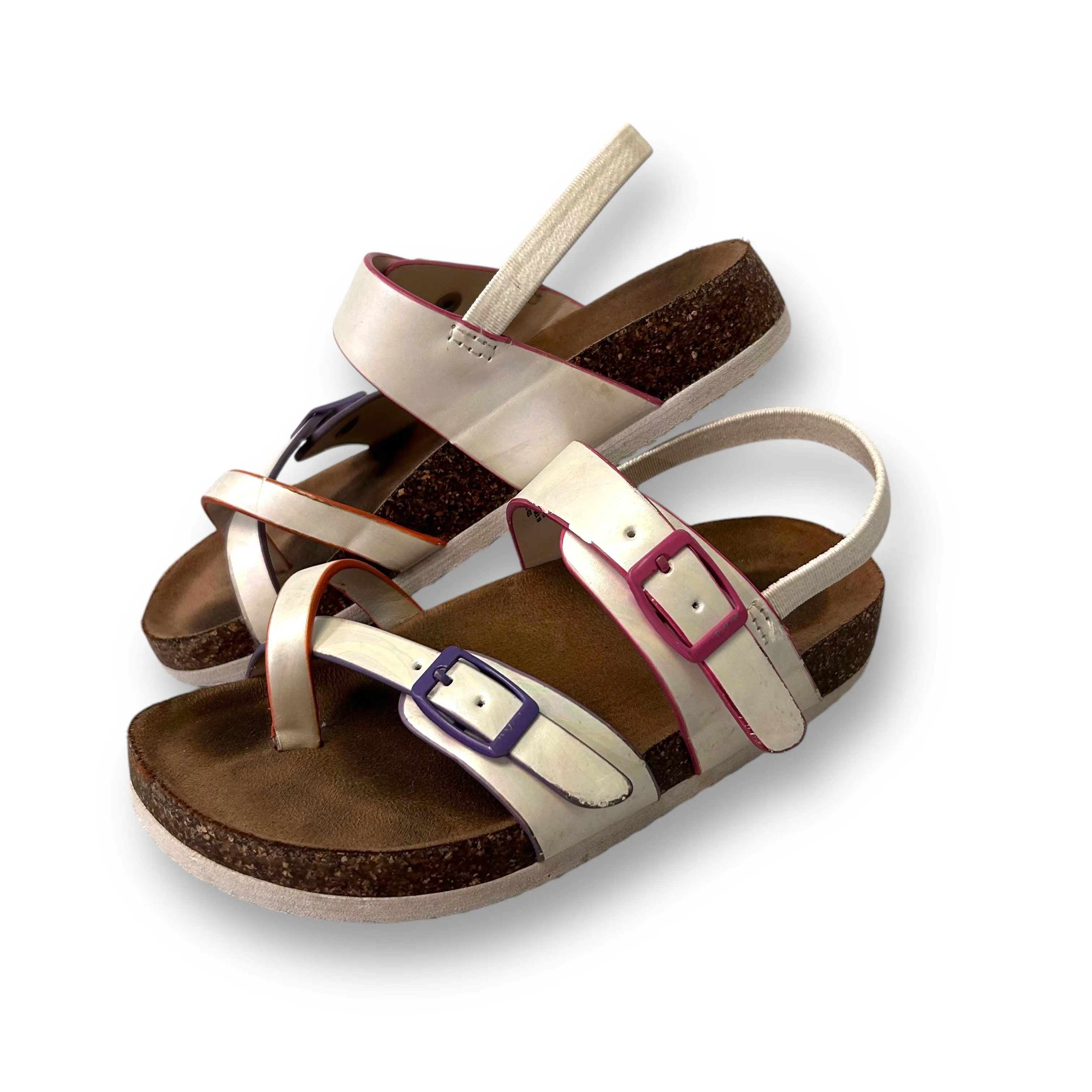 Girls Size 12 Sandals Spring and Summer Collection of 4 Shoes