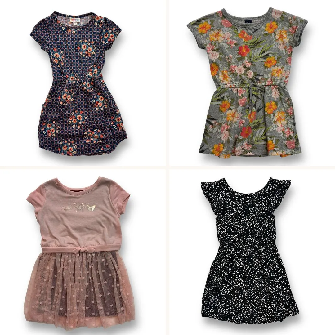 Girls Size 4/4T Spring and Summer Dress Collection: Lot of 4 Dresses