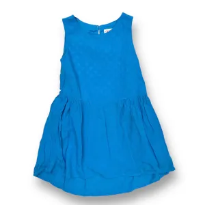 Girls Size 4T Royal Blue Sleeveless Cotton Sundress