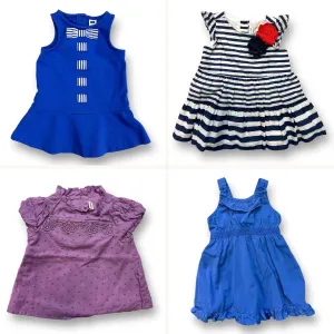 Girls Size 6-12 Months Janie and Jack Spring / Summer Lot of 4 Dresses & Top