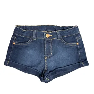 Girls Vince Camuto Size 6 Dark Blue Denim Adjustable Waist Shorts