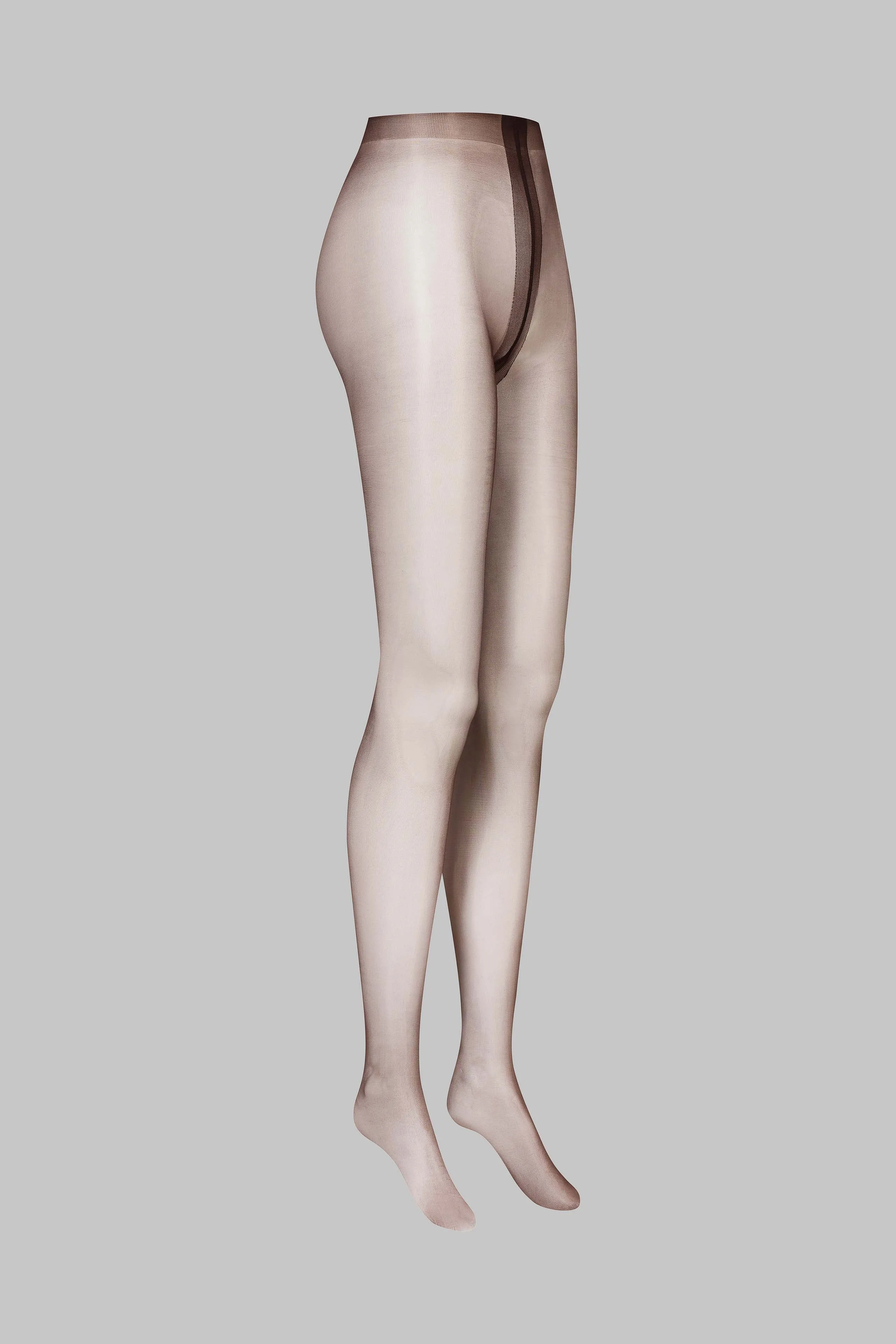 Glossy Tights - 10D - Brown - Les Coquetteries Maison Close