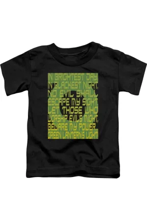 Green Lantern Green Lantern Oath Short Sleeve Toddler Tee / T-Shirt