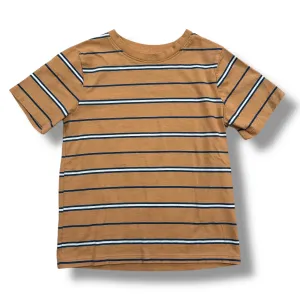 H&M Boys Size 3/4T Striped Soft Knit 100% Cotton Short Sleeve Shirt