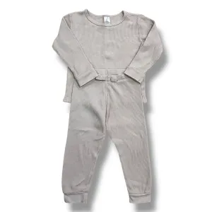 H&M Boys Size 3T Outfit Organic Cotton Thermal Top & Joggers Pants Set