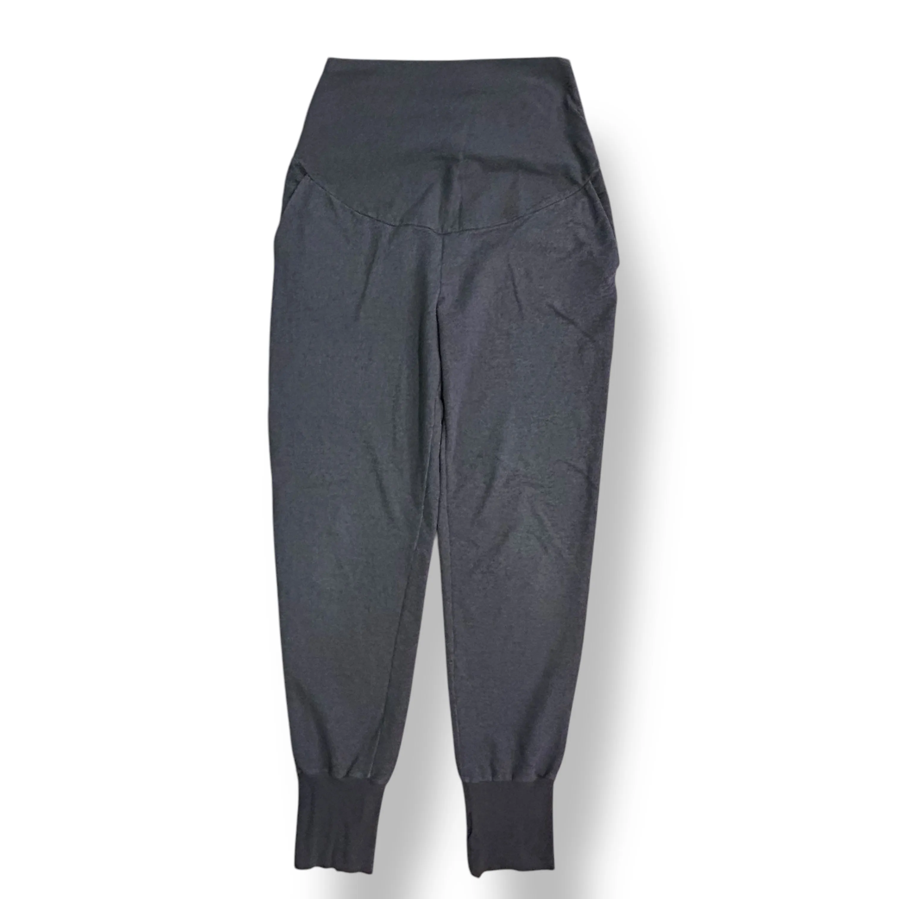 H&M Mama Size M Dark Gray Full Panel Jogger Maternity Pants