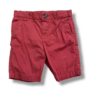 H&M Size 3-4Y Lightweight Adjustable Waist Khaki Shorts, Red