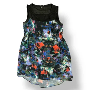 H&M Size S Black Floral Print Sleeveless Flowy Maternity Dress