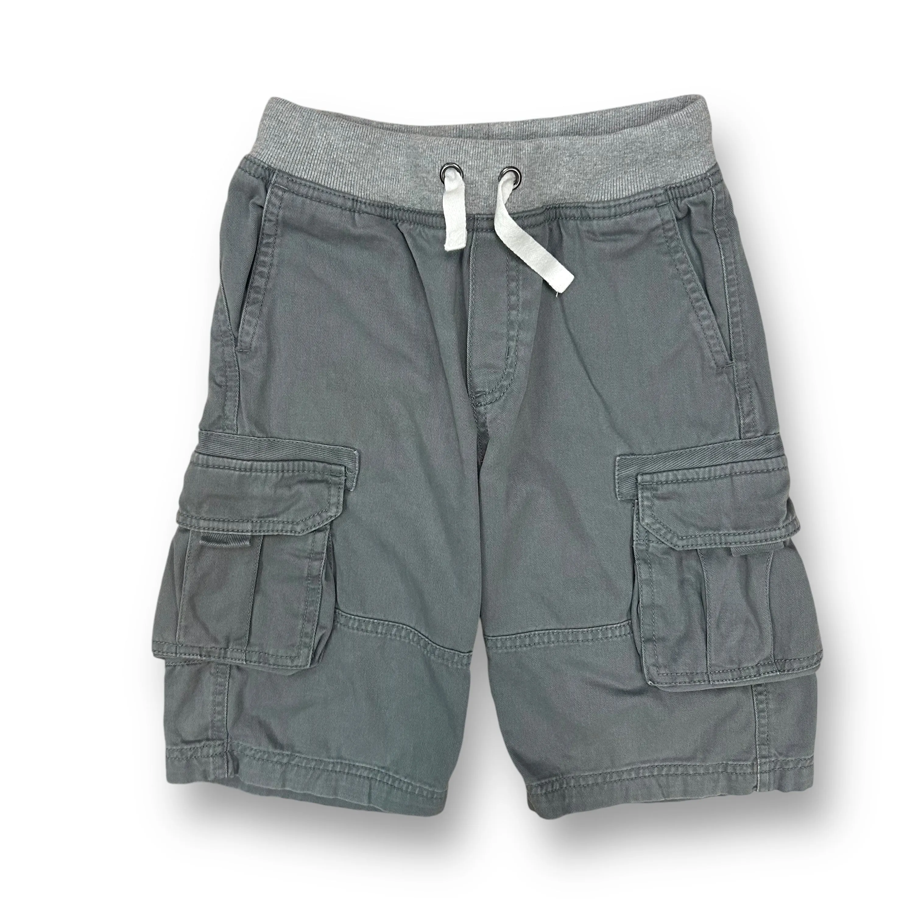 Hanna Andersson Boys Size 5 Cargo Shorts with Elastic Waist and Drawstring