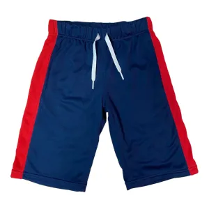Hanna Andersson Boys Size 6/7 Navy & Red Sweat Shorts