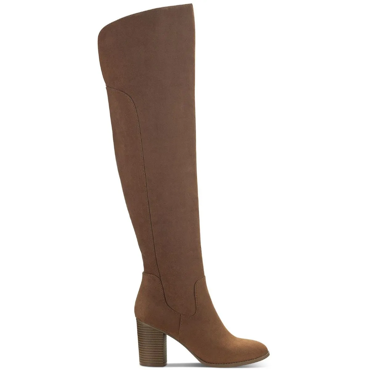 Harloww Womens Faux Suede Tall Over-The-Knee Boots