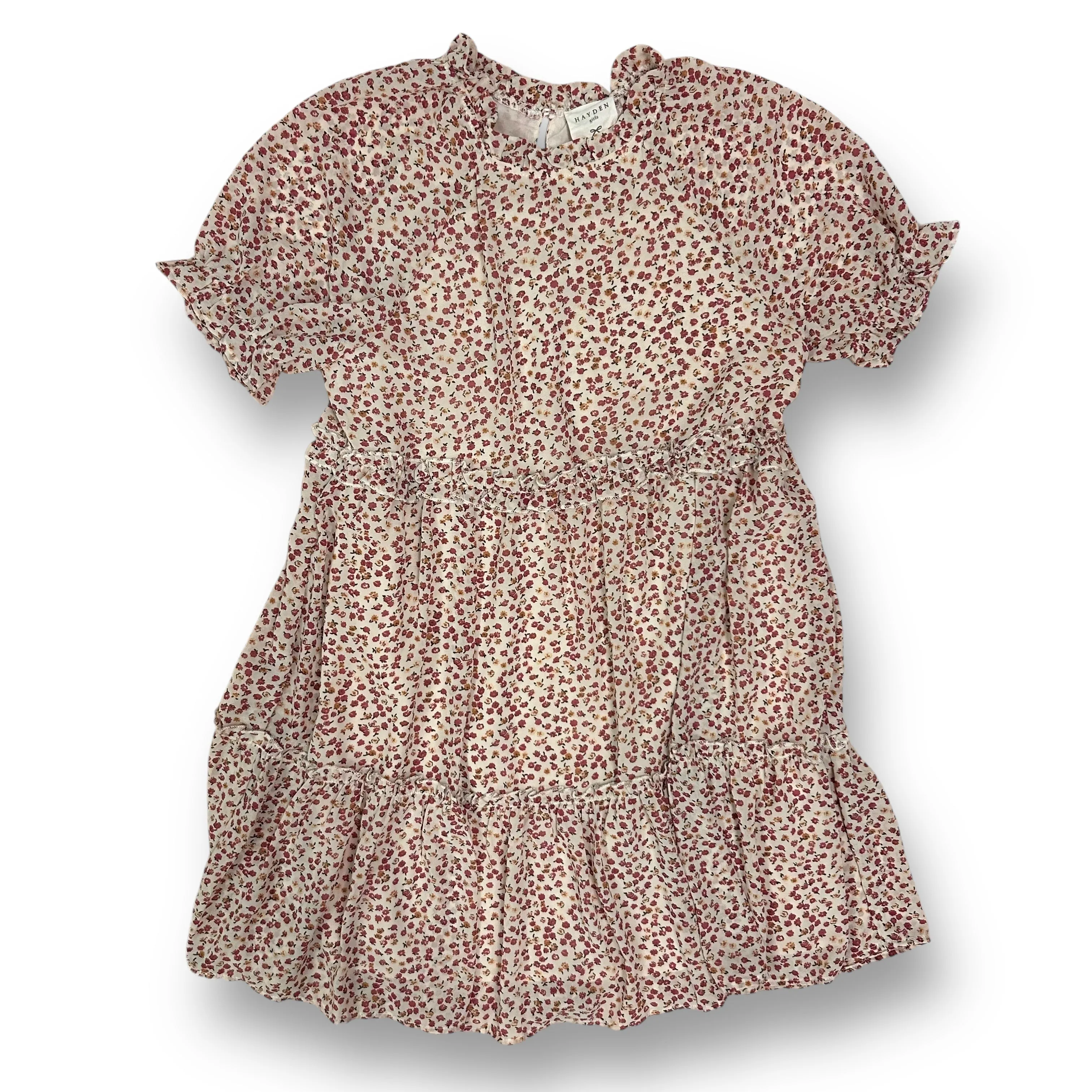 Hayden Girls Size 11/12 Floral Print Short Sleeve Boutique Dress