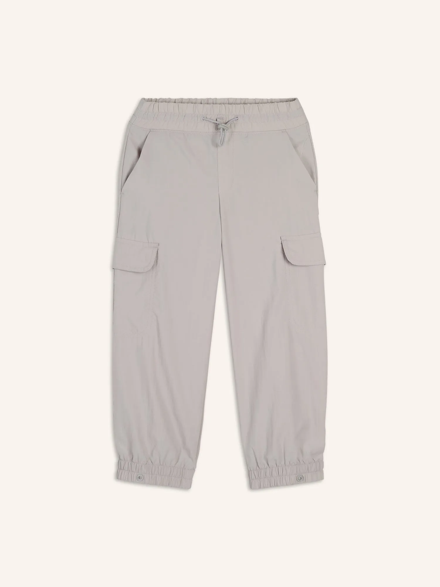 High-Waisted Loose Cargo Performance Pants for Girls