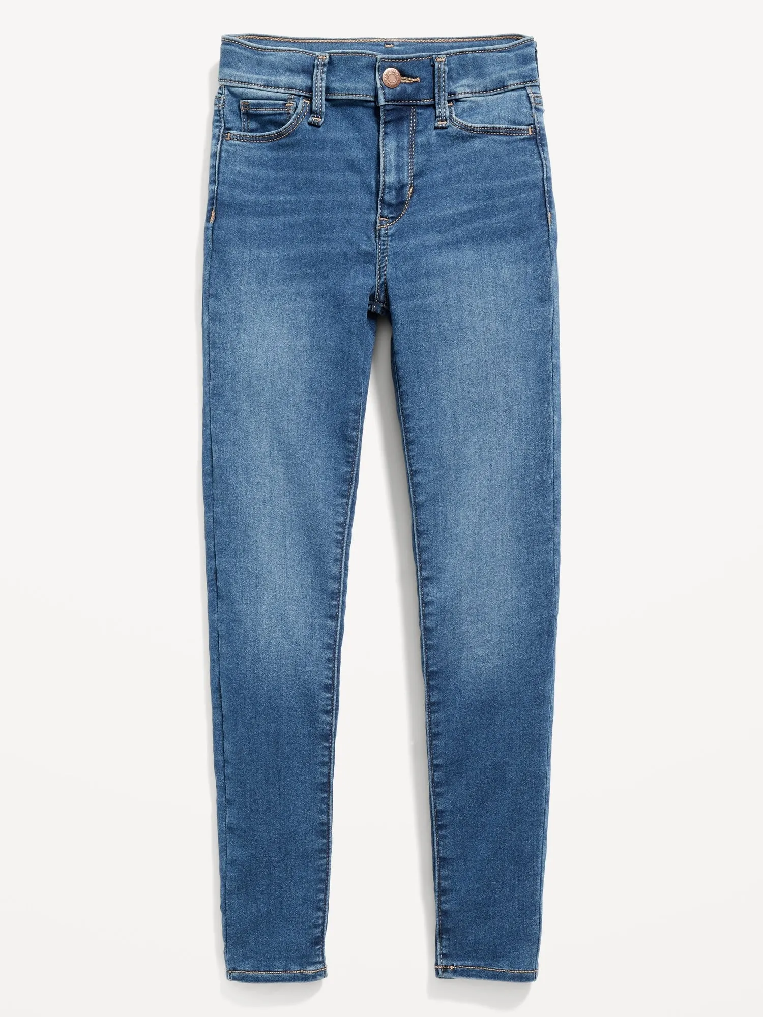 High-Waisted Rockstar 360 Stretch Jeggings for Girls