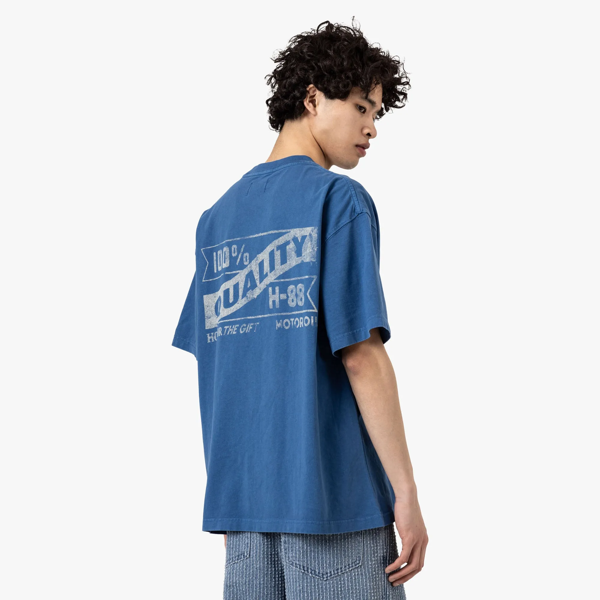 Honor The Gift Vintage Oil T-Shirt Blue