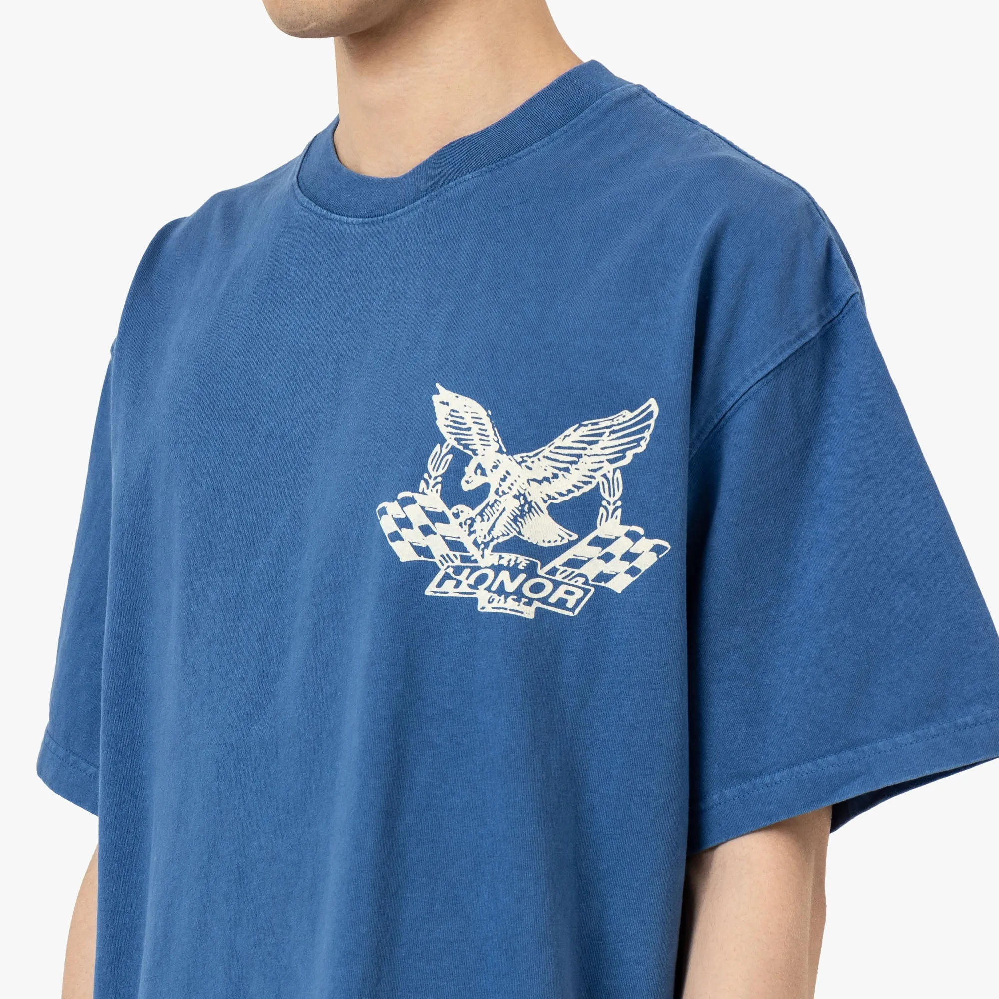 Honor The Gift Vintage Oil T-Shirt Blue