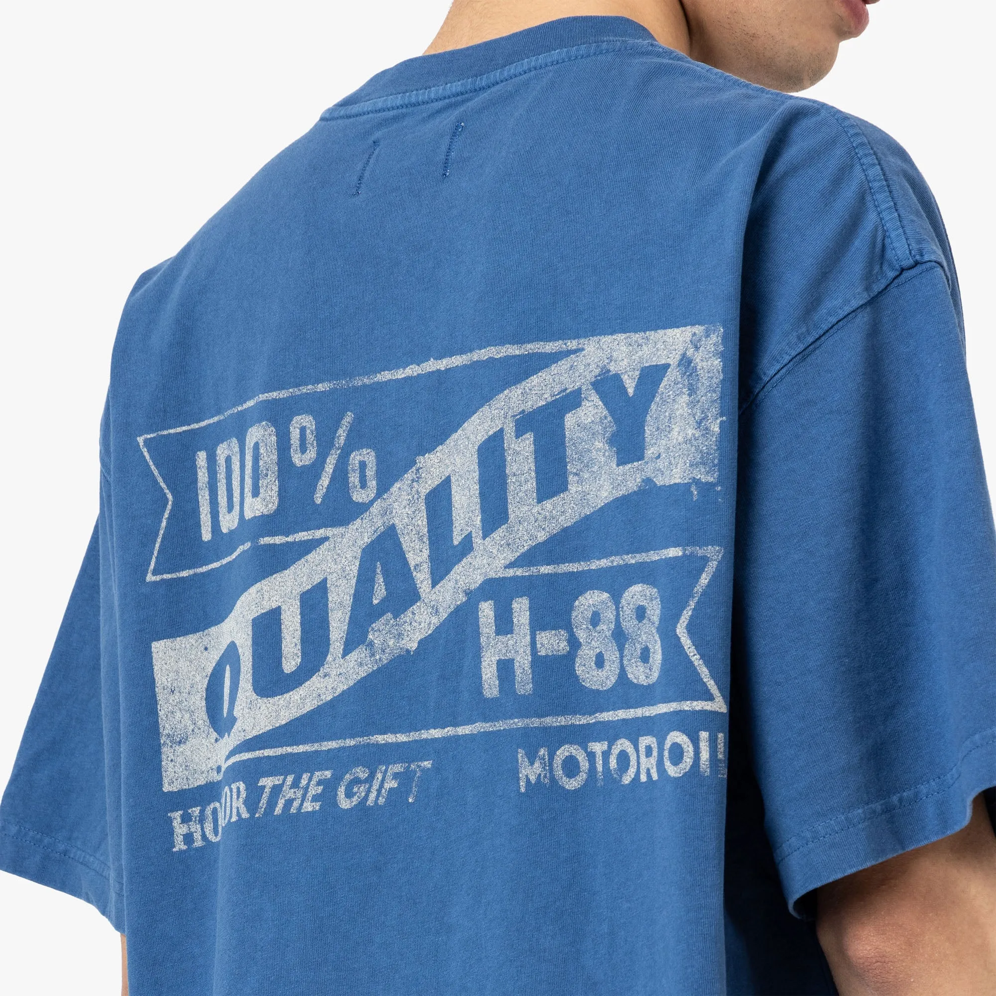 Honor The Gift Vintage Oil T-Shirt Blue
