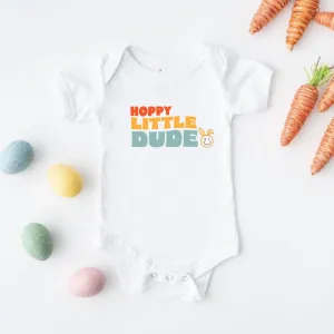 Hoppy Little Dude Easter Baby Vest