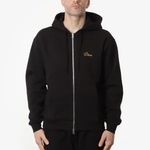 Hot Deal Dime Cursive Small Logo Zip Hoodie  Stylish & Comfortable