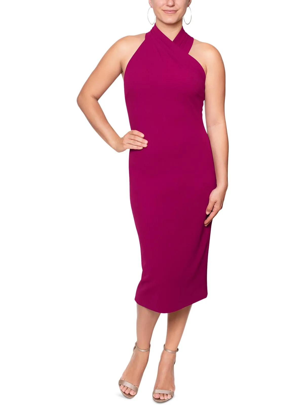 Hot Deal Harland Womens Crepe Midi Midi Dress  Limited Stock!
