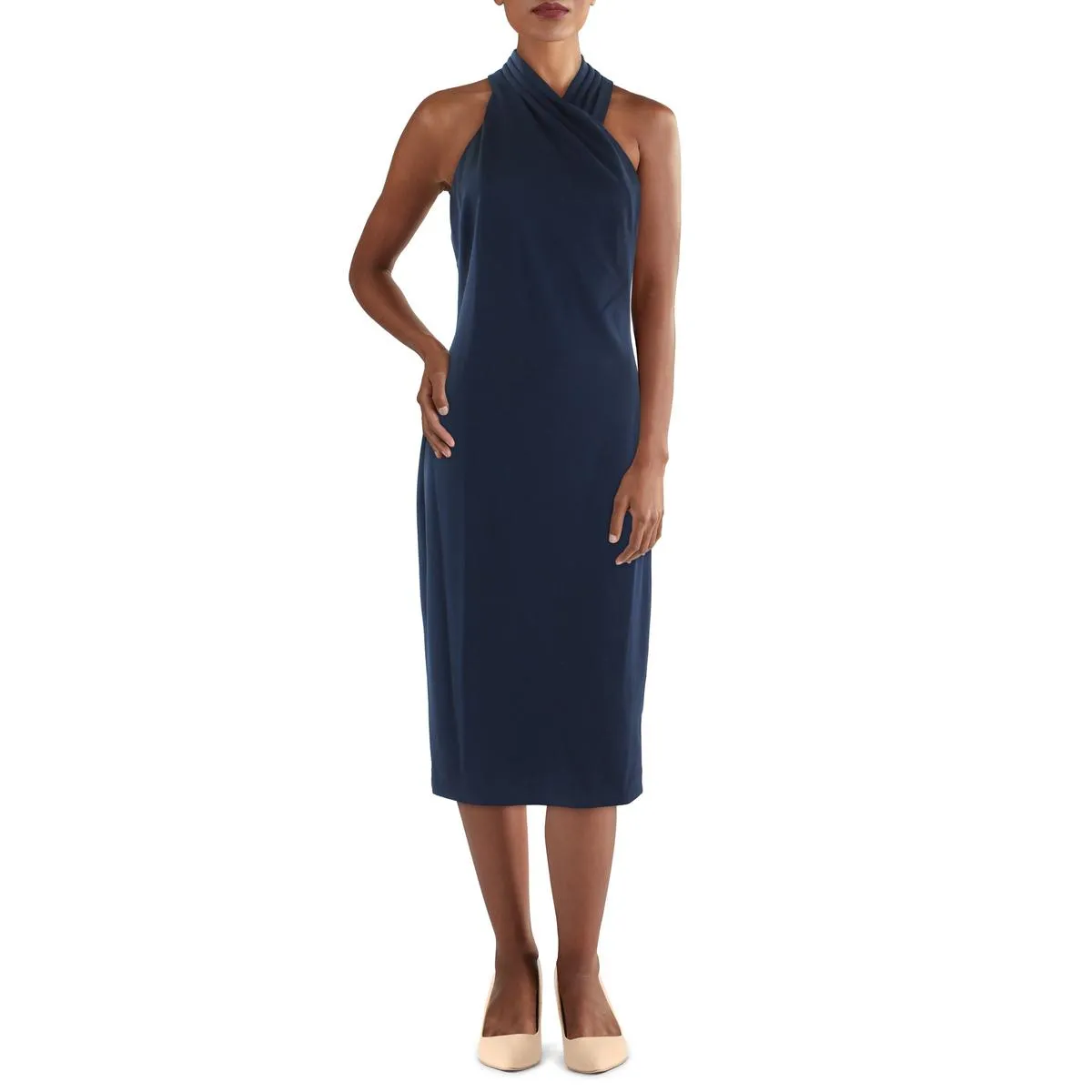 Hot Deal Harland Womens Crepe Midi Midi Dress  Limited Stock!