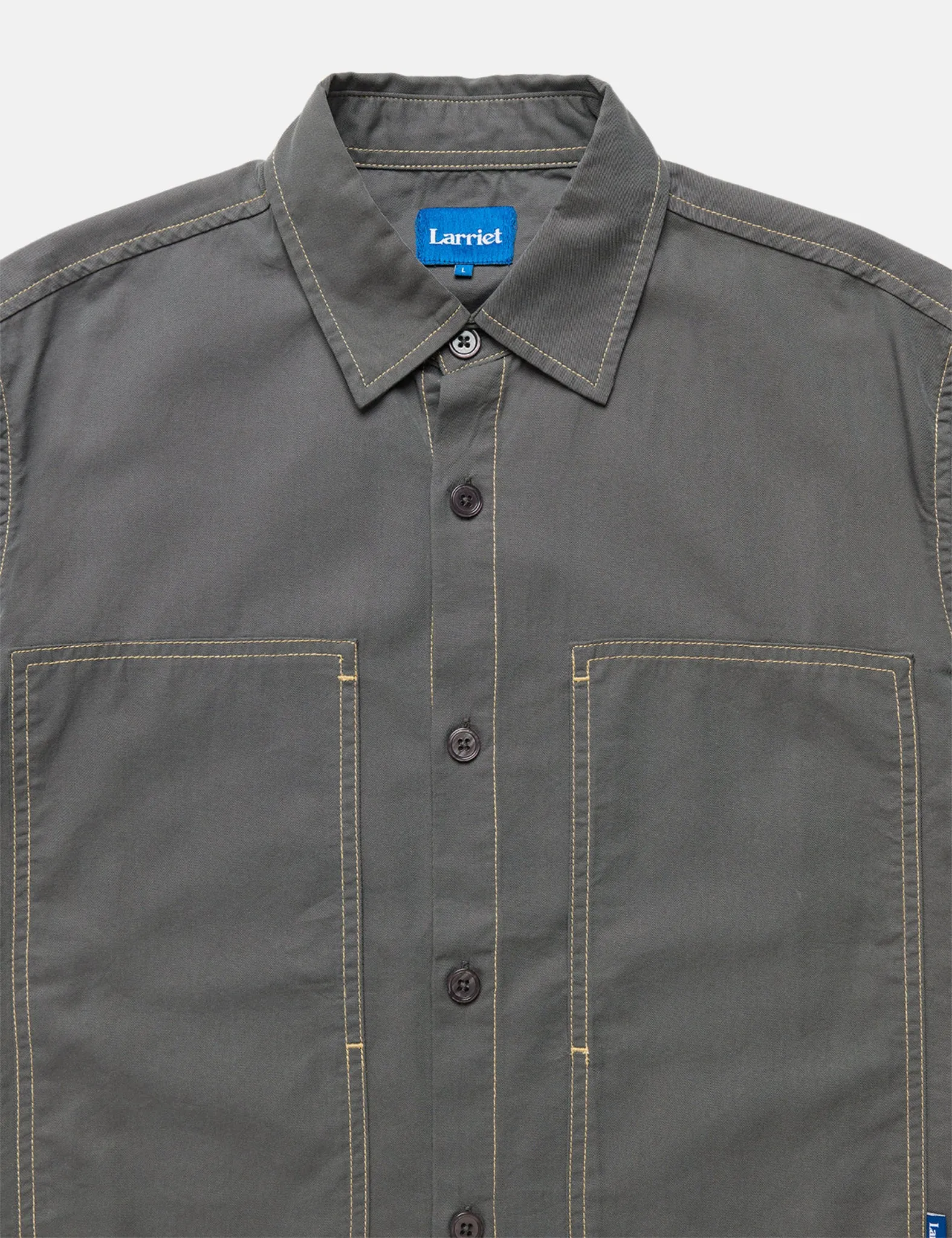 Hot Deal Larriet Cliff Short Sleeve Shirt - Charcoal Grey  Limited Availability!