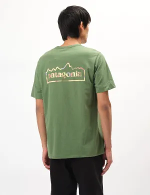 Hot Deal Patagonia Unity Fitz Responsibili-Tee T-Shirt - Terrain Green  Going Fast!