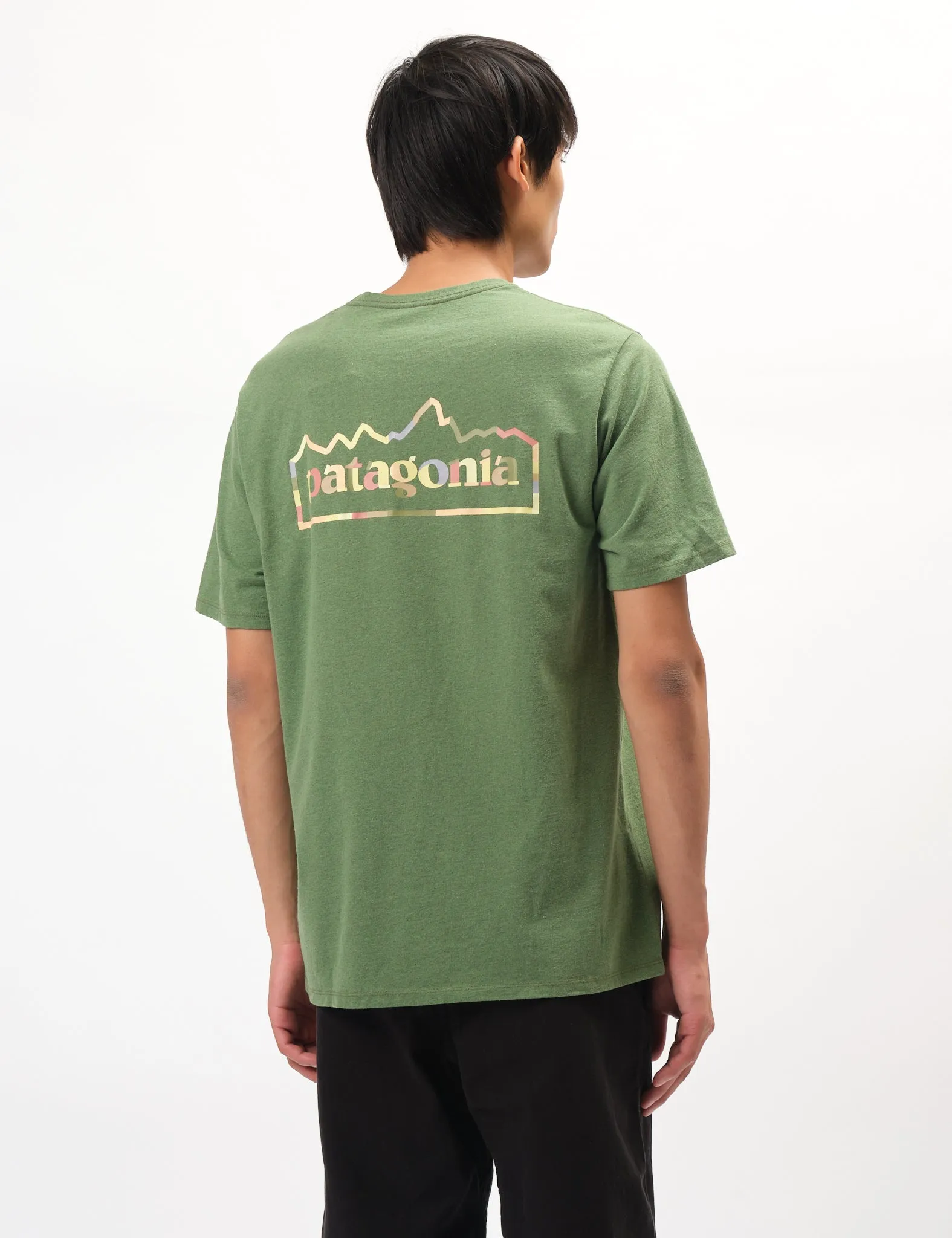 Hot Deal Patagonia Unity Fitz Responsibili-Tee T-Shirt - Terrain Green  Going Fast!