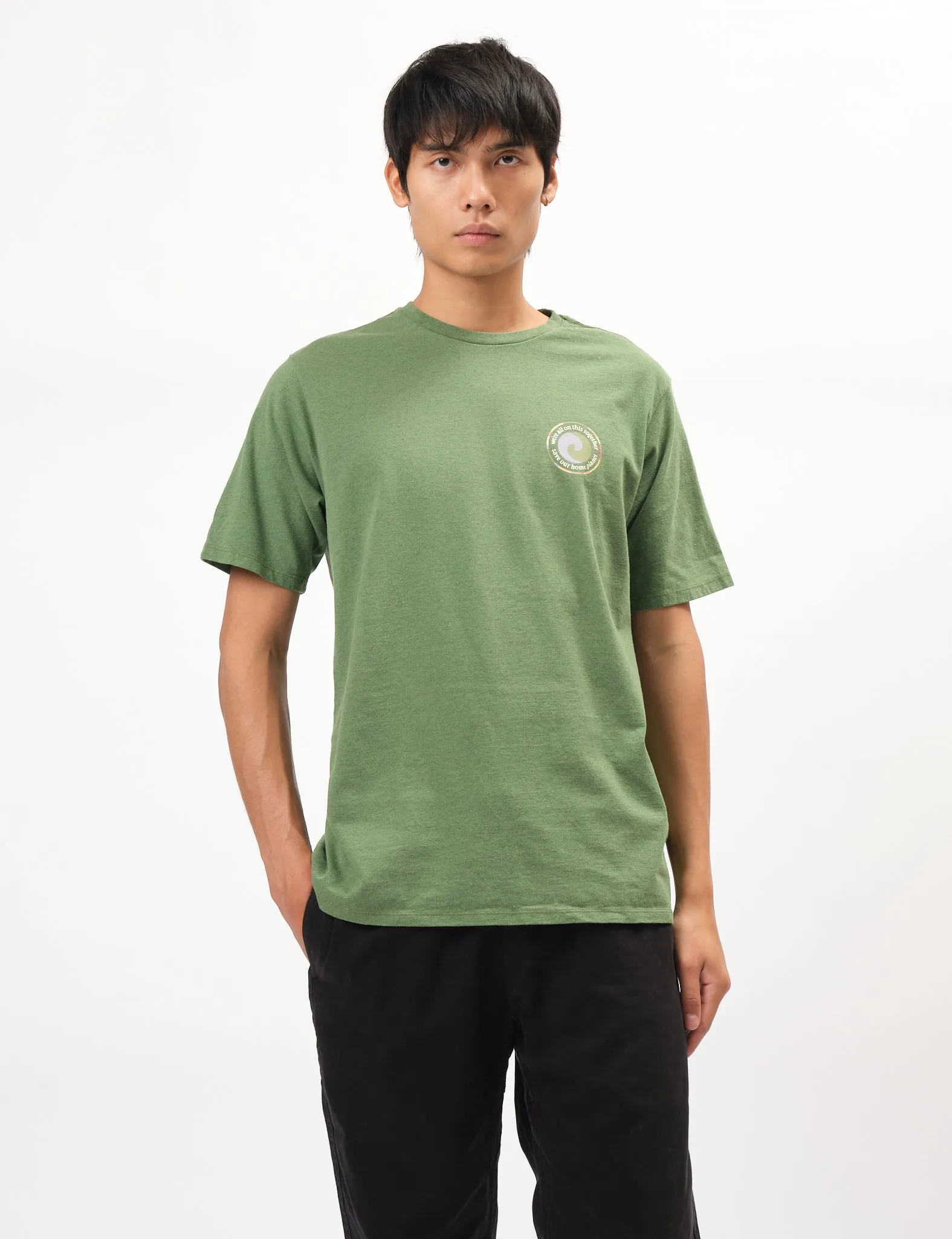 Hot Deal Patagonia Unity Fitz Responsibili-Tee T-Shirt - Terrain Green  Going Fast!
