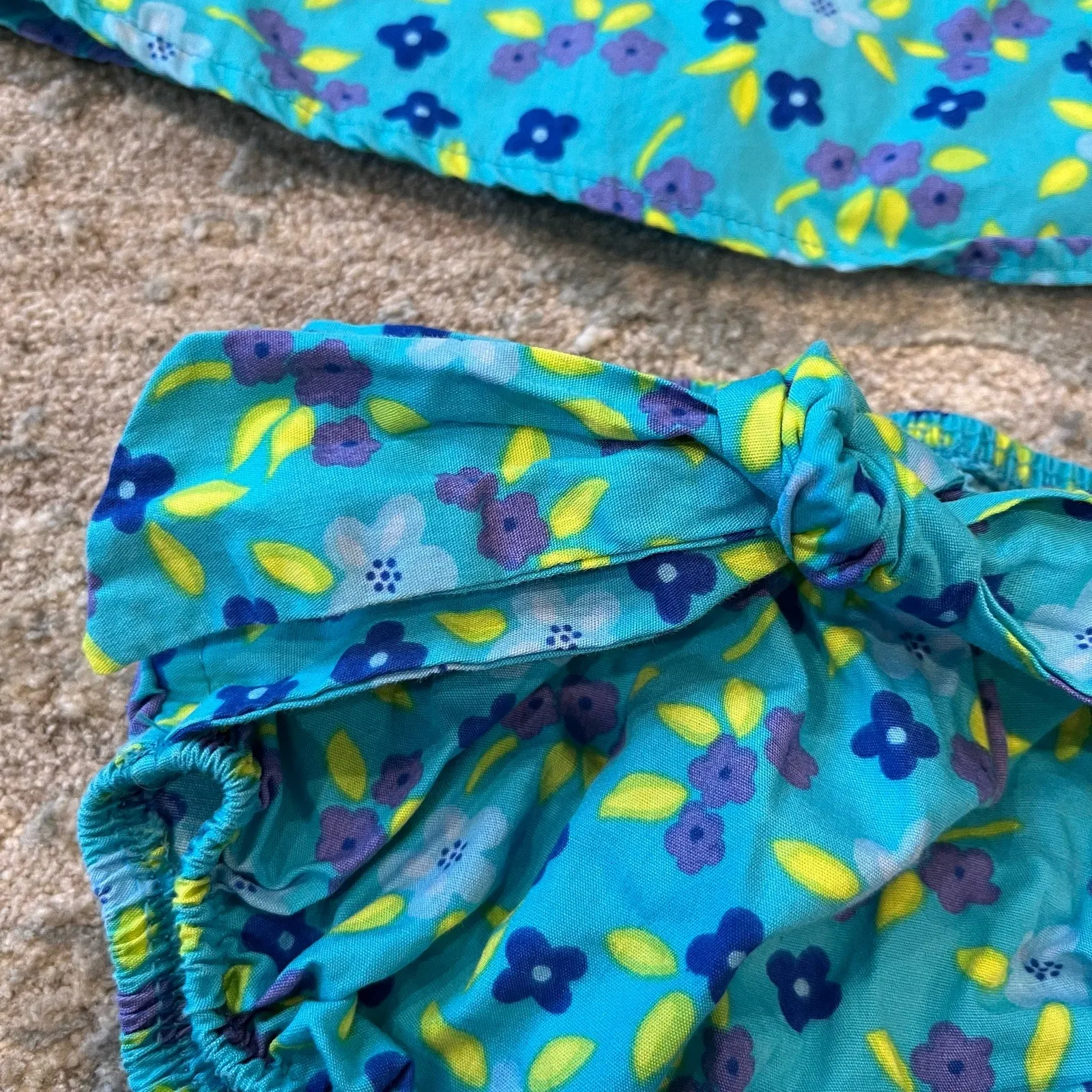 Hot Deal Vintage Basic Editions Blue Floral Outfit 24 Months  Dont Miss Out!