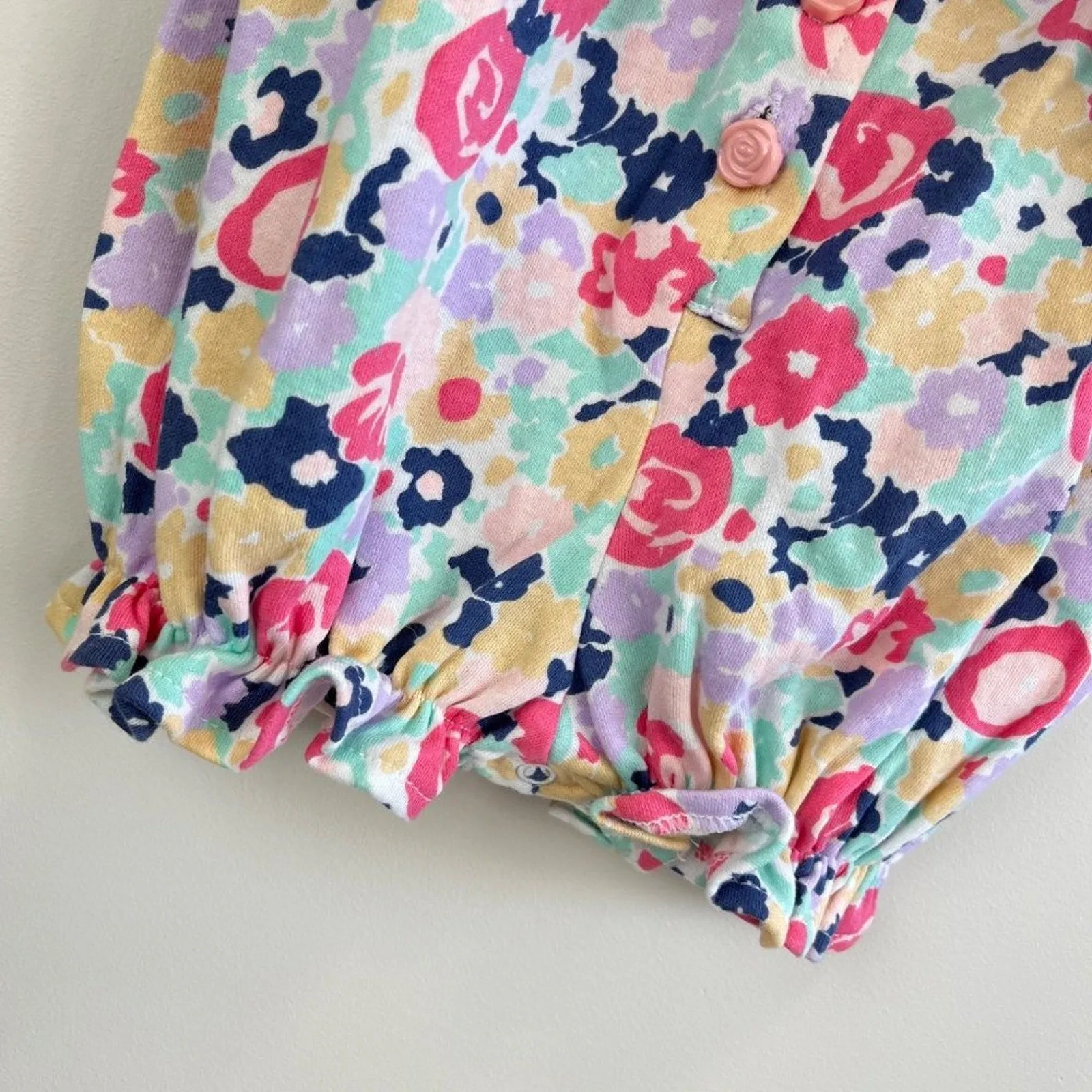 Hot Deal Vintage Cuddle Towne Floral Romper 18 Months NWT  Today Only!