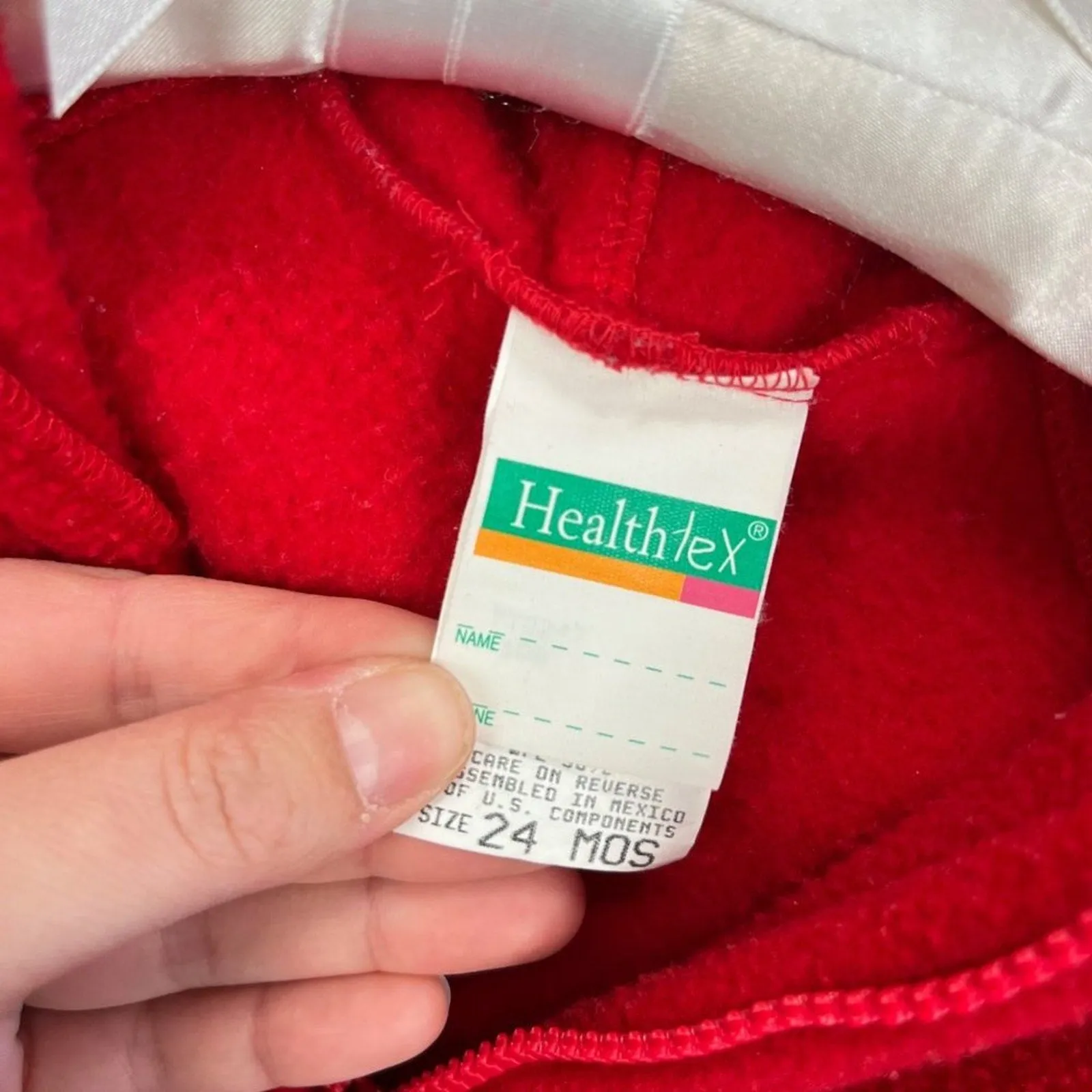 Hot Deal Vintage Health-tex Fleece Hoodie 24 Months  Almost Gone!
