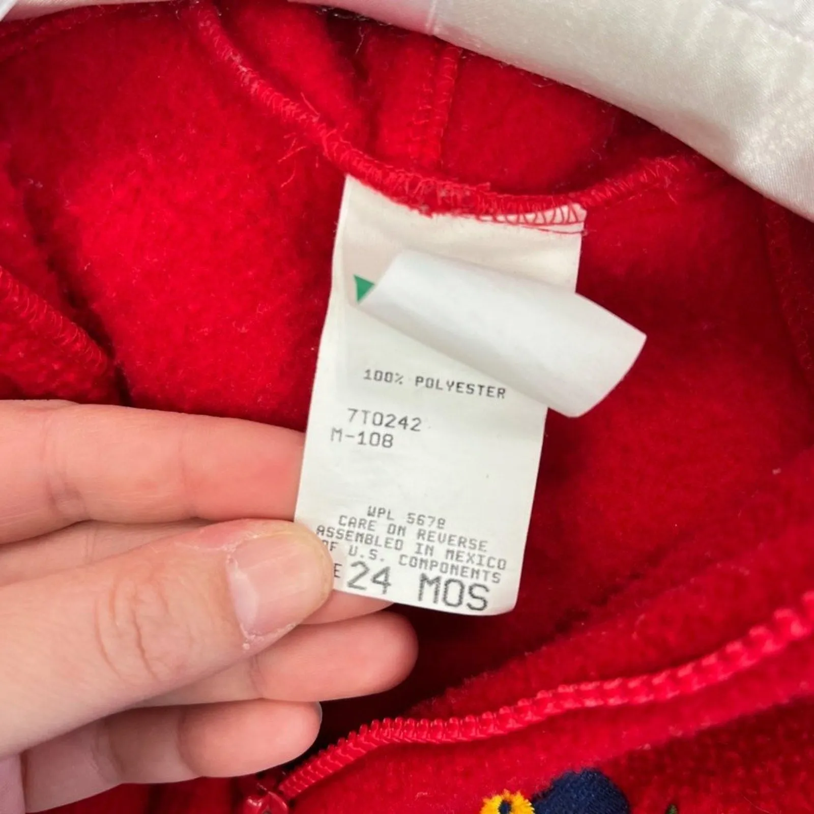 Hot Deal Vintage Health-tex Fleece Hoodie 24 Months  Almost Gone!