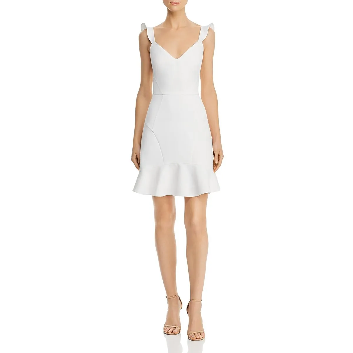 Hot Deal Womens Ruffled Mini Cocktail Dress  Dont Miss Out!