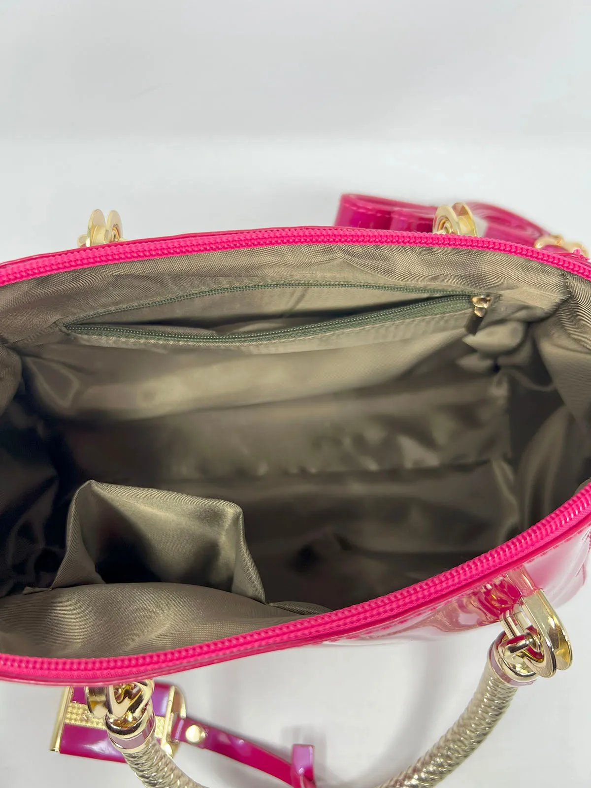 Hot Pink Patent Purse NWOT