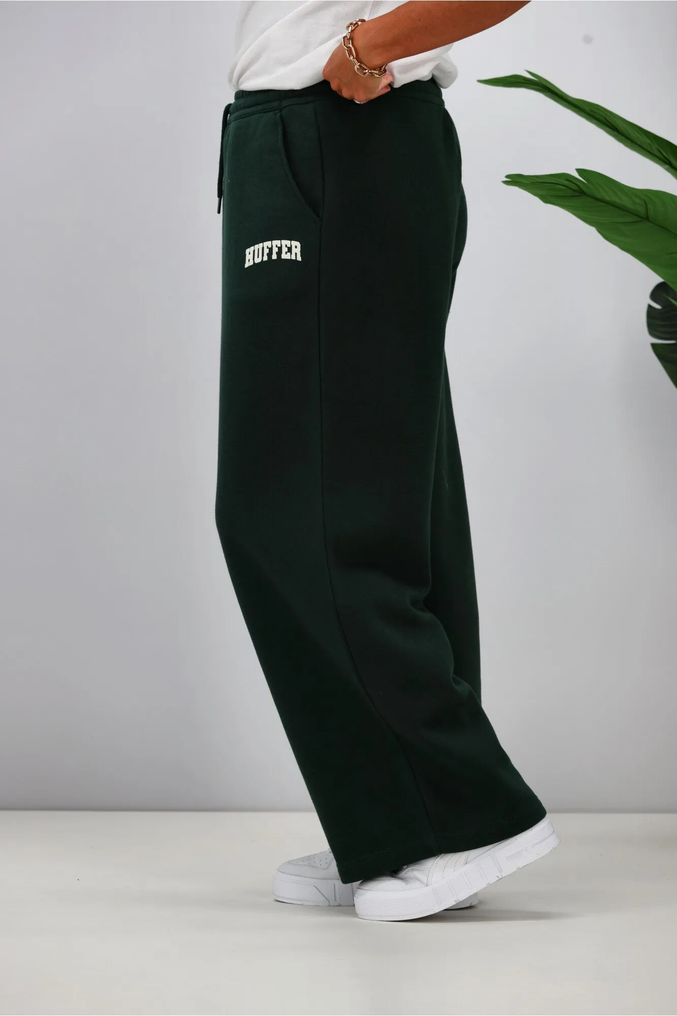 Huffer Easy Trackpant Evergreen