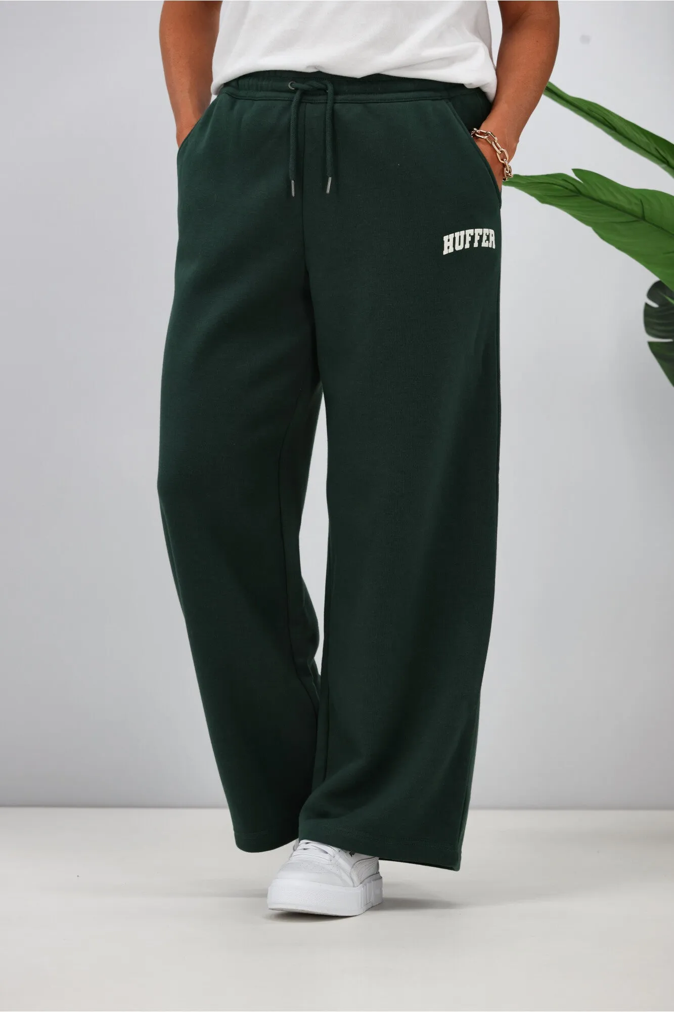 Huffer Easy Trackpant Evergreen