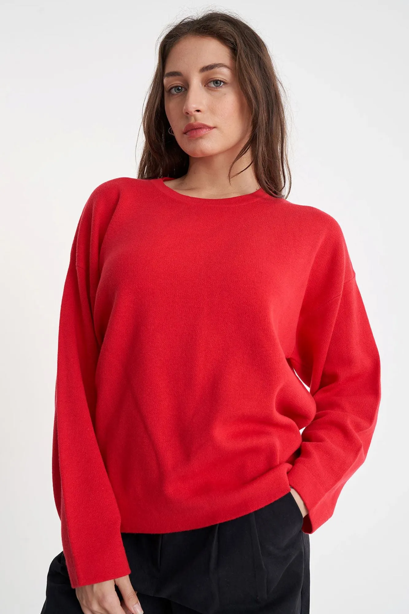 Huffer Neve Crew Cherry