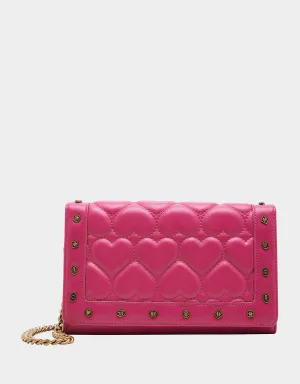 ICON WALLET ON CHAIN PINK Betsey Johnson